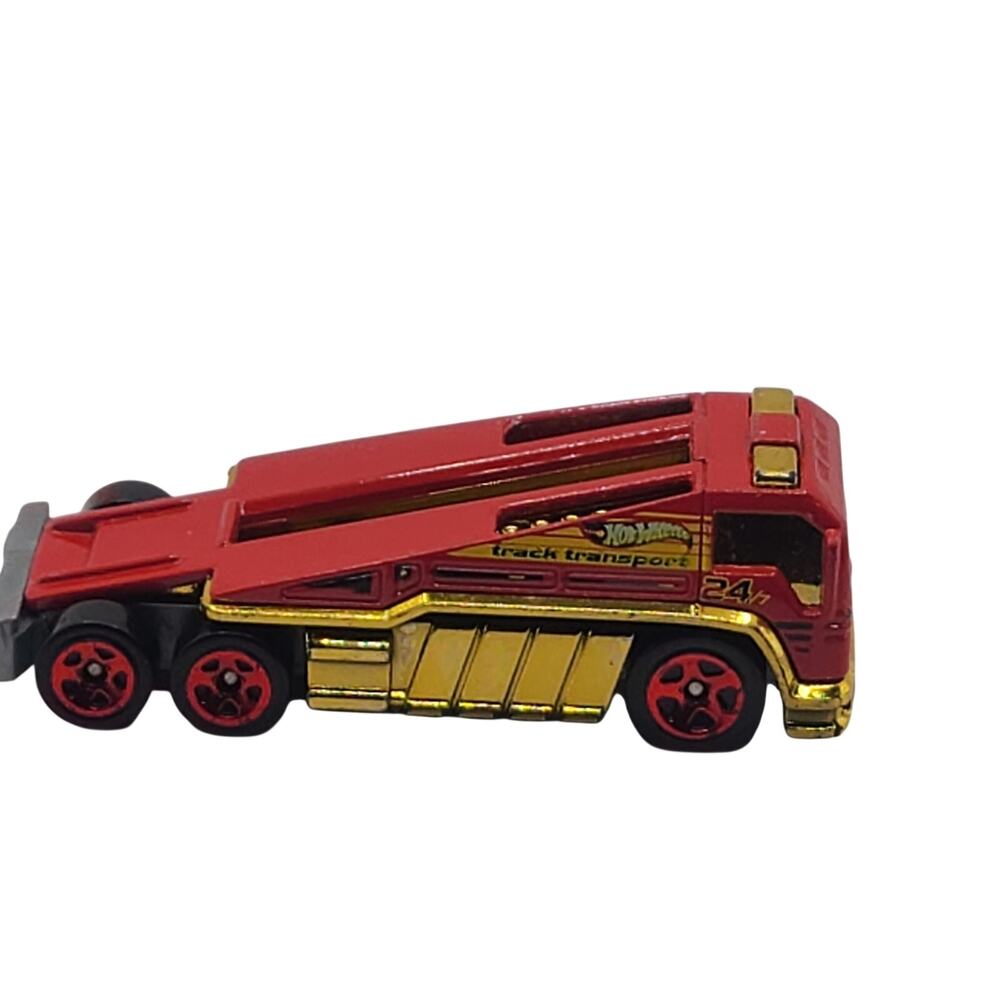 Hot Wheels 2009 Back Slider Red And Gold Loose